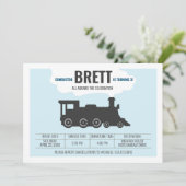 Invitation à la fête d'anniversaire du train Vinta (Debout devant)