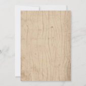 Invitation à la fête d'anniversaire du ver du livr (Dos)