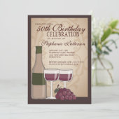 Invitation à la fête d'anniversaire du vin de Tosc (Debout devant)