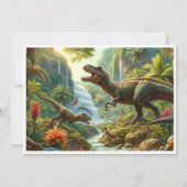 Invitation à la fête d'anniversaire d'un garçon de (Dos)