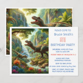 Invitation à la fête d'anniversaire d'un garçon de (Devant / Derrière)