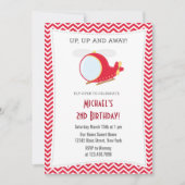 Invitation à la fête d'anniversaire d'un hélicoptè (Devant)