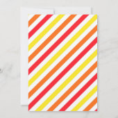 Invitation à la fête d'anniversaire d'un pompier (Dos)