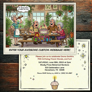 Invitation à la fête d'anniversaire d'une personne