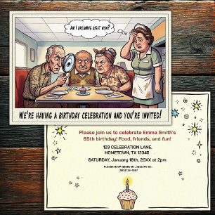 Invitation à la fête d'anniversaire d'une personne