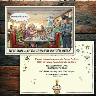 Invitation à la fête d'anniversaire d'une personne