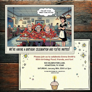 Invitation à la fête d'anniversaire d'une personne