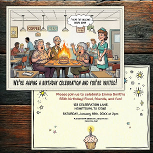 Invitation à la fête d'anniversaire d'une personne