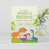 Invitation à la fête d'anniversaire écolière (Debout devant)