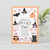 Invitation à la fête d'anniversaire éffrayante de  (Debout devant)