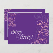 INVITATION À LA FÊTE D'ANNIVERSAIRE :: fabuleux 2 (Devant / Derrière)