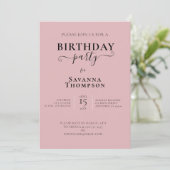 INVITATION À LA FÊTE D'ANNIVERSAIRE GÂTEAU DÉCORAT (Debout devant)