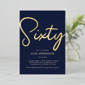 Invitation à la fête d'anniversaire masculine (Debout devant)