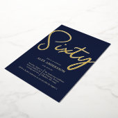 Invitation à la fête d'anniversaire masculine (Rotation)