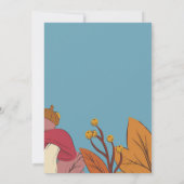 Invitation à la fête d'anniversaire Masculine de F (Dos)