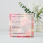 Invitation à la fête d'anniversaire minimaliste mo (Debout devant)