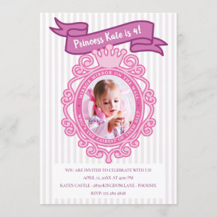 Invitation à la fête d'anniversaire Mirror Princes