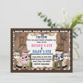 Invitation à la fête d'anniversaire occidentale de (Debout devant)