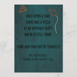 Invitation à la fête d'anniversaire ! Oui !