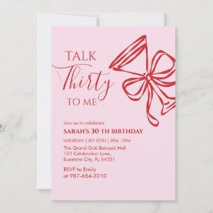 Invitation à la fête d'anniversaire "Parle-moi tre