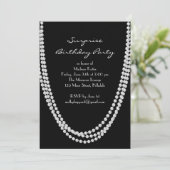 Invitation à la fête d'anniversaire Pearl Surprise (Debout devant)