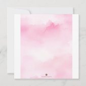 Invitation à la fête d'anniversaire Pink Little Ci (Dos)