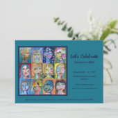 Invitation à la fête d'anniversaire pour adultes (Debout devant)