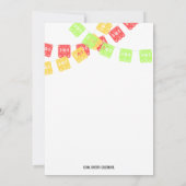 Invitation à la fête d'anniversaire pour adultes (Dos)