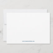 Invitation à la fête d'anniversaire pour le baseba (Dos)