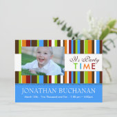 Invitation à la fête d'anniversaire pour les enfan (Debout devant)