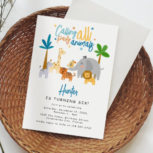 Invitation à la fête d'anniversaire pour tous les