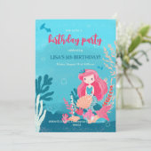 invitation à la fête d'anniversaire sur le thème d (Debout devant)