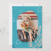 invitation à la fête d'anniversaire sur le thème d (Dos)