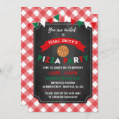 Invitation à la fête d'anniversaire sur le thème d (Devant / Derrière)