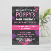 Invitation à la fête d'anniversaire sur le thème G (Debout devant)