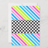 Invitation à la fête d'anniversaire très lugubre (Dos)