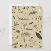 Invitation à la fête d'anniversaire vintage (Dos)