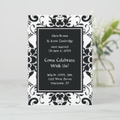 Invitation à la fête d'annonce de mariage après ma (Debout devant)