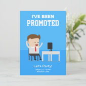 Invitation à la fête d'annonce de promotion profes (Debout devant)