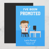 Invitation à la fête d'annonce de promotion profes (Devant / Derrière)