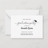 Invitation à la fête d'annonce de remise de diplôm (Devant)