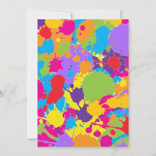 Invitation à la fête d'art (Dos)