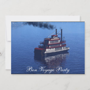 Invitation à la fête d'au revoir et de bon voyage