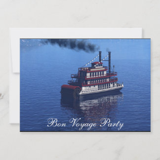 Invitation à la fête d'au revoir et de bon voyage