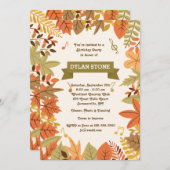 Invitation à la fête d'automne (Devant / Derrière)