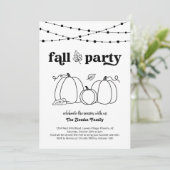 Invitation à la fête d'automne (Debout devant)