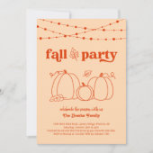 Invitation à la fête d'automne (Devant)