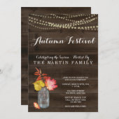 Invitation à la fête d'automne| Automne Russe (Devant / Derrière)