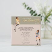 invitation à la fête de bachelorette (Debout devant)