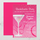 Invitation à la fête de Bachelorette (Devant / Derrière)